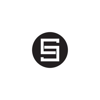 letter S . logo vector abstract design template.