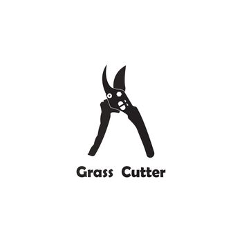 Grass cutter icon vector illustration simple design