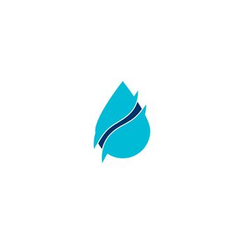 water drop logo  vector illustration design template.