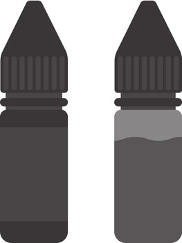Refill liquid ecigarette. Electronic vape. Vector illustration icon