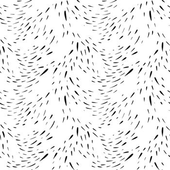 abstract strokes drop seamless pattern, minimalistic hand drawn background.