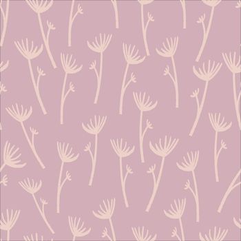 flower hand drawn scribble doodle elements seamless pattern for fabric wallpaper wrapping