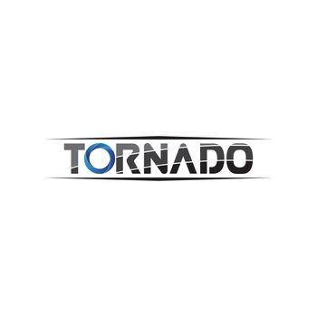 storm and tornado logo design vector