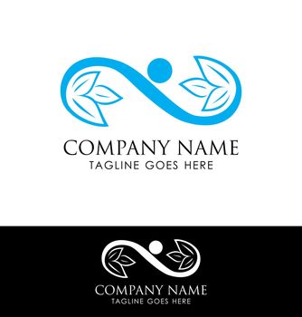 A vector illustration set of Pool and Spa Logo Sign 