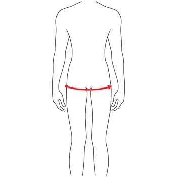 Men to do hip measurement fashion Illustration for size chart. 7.5 head size boy for site or online shop. Human body infographic template for clothes.
