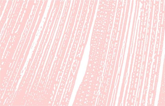 Grunge texture. Distress pink rough trace. Graceful background. Noise dirty grunge texture. Nice artistic surface. Vector illustration.