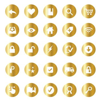 you can use Gold ecommerce and online shopping icons orbis series to design banners, posters, backgrounds, ...etc.
