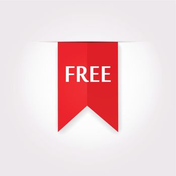 Free Product Red Label Icon, Vector Image