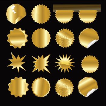 you can use Set of gold starburst icons to design banners, posters, backgrounds, ...etc.