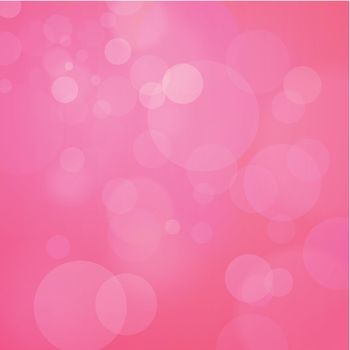 Pink Background with Bokeh. Blurred Backdrop Pattern.