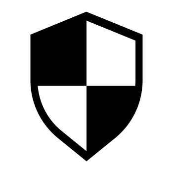 Shield Icon. Security and safety. Firewall and Internet security icon. Editable vector.