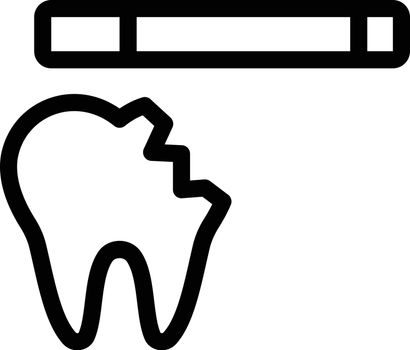 teeth Vector illustration on a transparent background. Premium quality symmbols. Thin line vector icons for concept and graphic design.