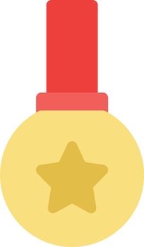 medal Vector illustration on a transparent background. Premium quality symmbols. Line Color vector icons for concept and graphic design.