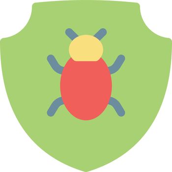 shield Vector illustration on a transparent background.Premium quality symbols. Line Color vector icon for concept and graphic design.