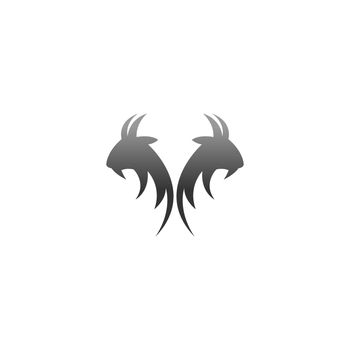 Goat logo icon illustration template vector
