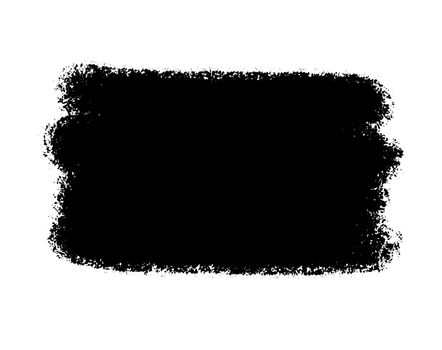 Black Paint Splash on White Background. Vector Illustration