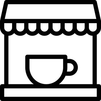 coffee Vector illustration on a transparent background. Premium quality symmbols. Thin line vector icons for concept and graphic design.