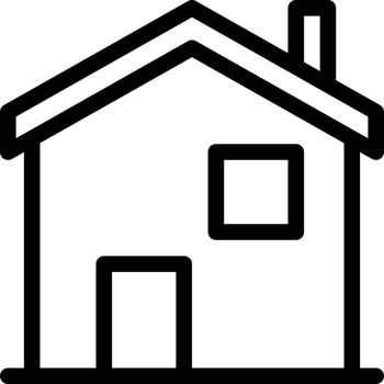 house Vector illustration on a transparent background. Premium quality symmbols. Thin line vector icons for concept and graphic design.