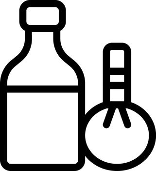 bottle vector illustration on a transparent background.Premiumquality symbols.Thin line icons for concept and graphic design.