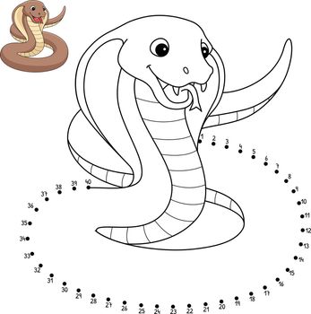A cute and funny connect-the-dots coloring page of a Cobra. Provides hours of coloring fun for children. Color, this page is very easy. Suitable for little kids and toddlers.