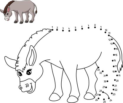 A cute and funny connect-the-dots coloring page of a Donkey. Provides hours of coloring fun for children. Color, this page is very easy. Suitable for little kids and toddlers.