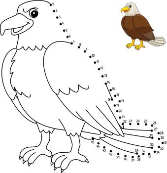 A cute and funny connect-the-dots coloring page of a Eagle. Provides hours of coloring fun for children. Color, this page is very easy. Suitable for little kids and toddlers.