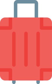 suitcase Vector illustration on a transparent background. Premium quality symbols. Line Color vector icon for concept and graphic design.