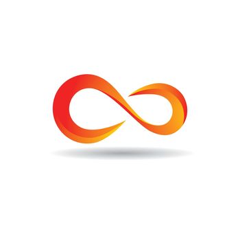 Infinity logo images illustration design