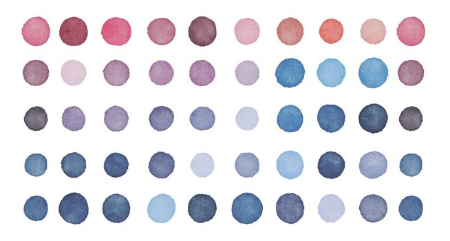 Watercolor pastel color dots, blobs,circles, bubbles, dotted. Perfect for card, fabric tags invitation printing wrapping