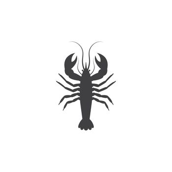 Shrimp logo vector illustration design