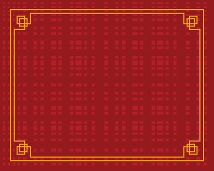 Chinese border Vector illustration design template