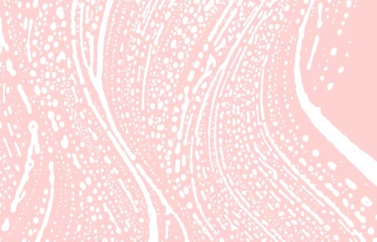 Grunge texture. Distress pink rough trace. Graceful background. Noise dirty grunge texture. Adorable artistic surface. Vector illustration.