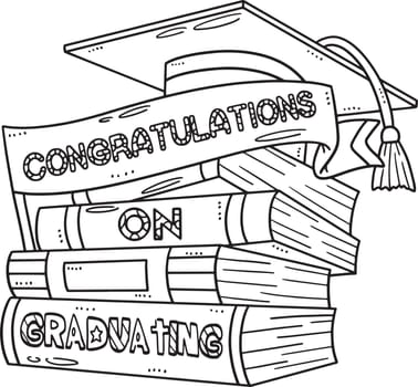 A cute and funny coloring page of a Congratulations on Graduating. Provides hours of coloring fun for children. Color, this page is very easy. Suitable for little kids and toddlers.