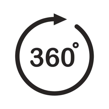 360 degree logos, vector illustration symbol design