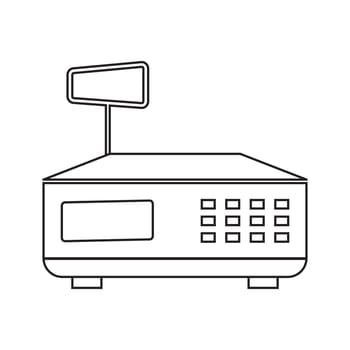 digital scales icon vector illustration symbol design