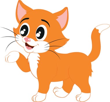 Clipart vector Kitten