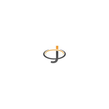 J Letter circle Logo, Concept Letter J + icon circle