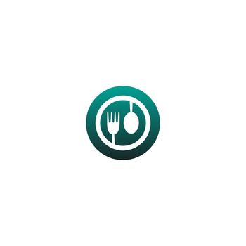 Fork and spoon icon vector design