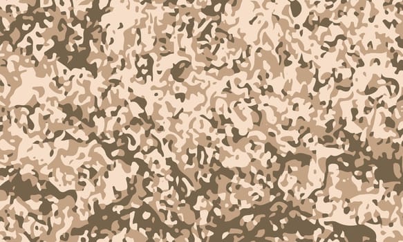 Texture military camouflage army hunting brown mud sand. Camouflage military background. Vector illustration