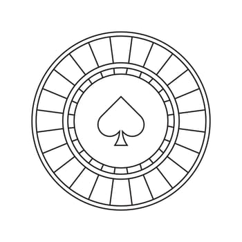 Casino icon vector illustration symbol logo design