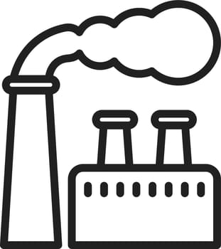 Air Pollution icon vector image. Suitable for mobile application web application and print media.