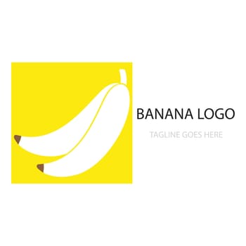 sweet banana icon logo vector