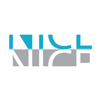 letter nice icon logo vector