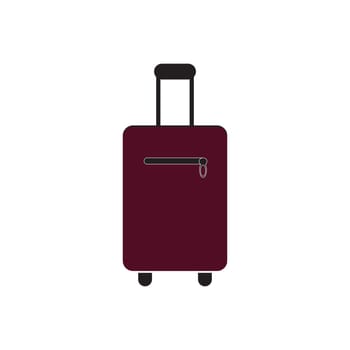 suitcase illustration logo vector design