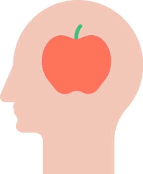 Healthy Mind icon vector image. Suitable for mobile application web application and print media.