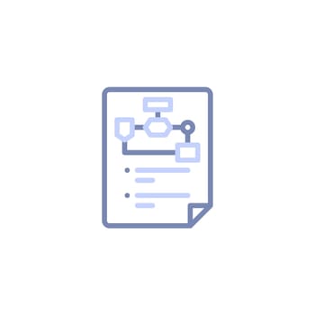 This icon is suitable for topics related to planning, scheme, structure, and so on.
