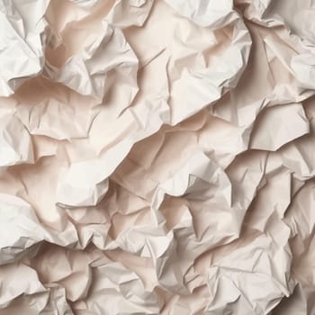 Crumpled paper texture. Abstract paper background. Realistic paper texture. Vector illustration