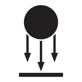 gravity icon vector illustration symbol design