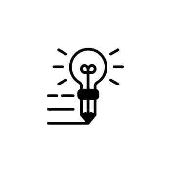 This icon is suitable for representing creative ideas or inspiration in the design or product development process.