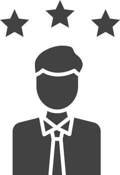 Role Model icon vector image. Suitable for mobile application web application and print media.